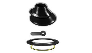 Waterproof halsring sett - sort